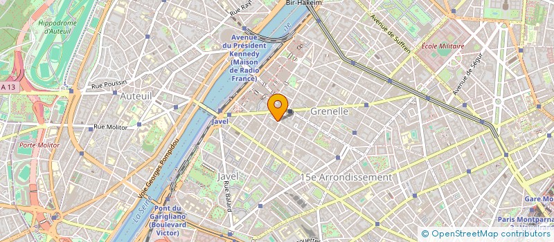 localisation de l'entreprise SALI SARL à PARIS