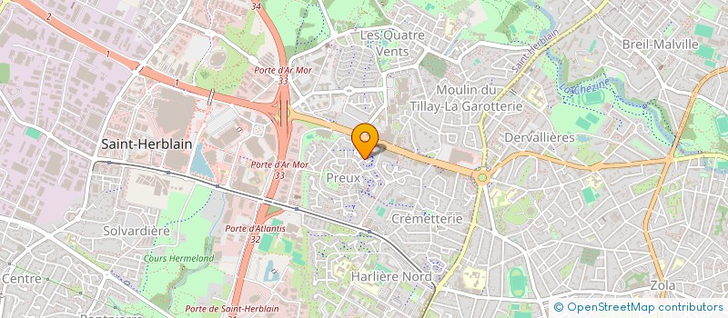 localisation de l'entreprise SALI SERVICES à SAINT-HERBLAIN
