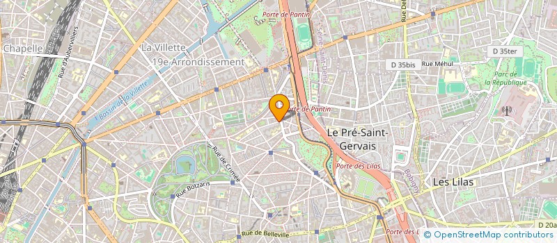 localisation de l'entreprise SALI VOYAGES (OSCAR TOURISME)  PARIS