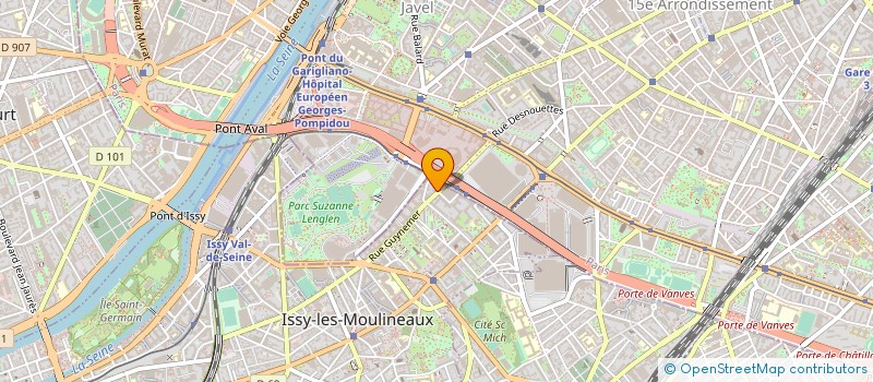 localisation de l'entreprise SALIA SERVICES à ISSY-LES-MOULINEAUX