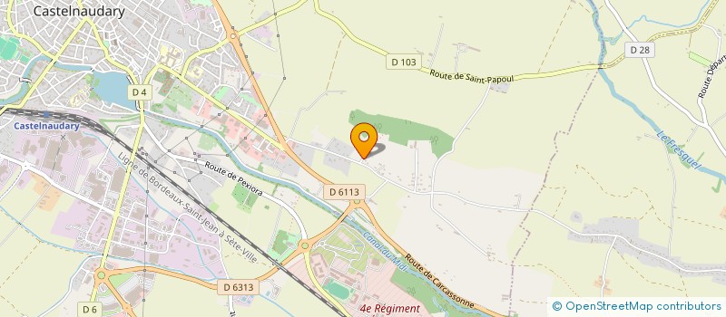 localisation de l'entreprise SALIADARRE  CASTELNAUDARY