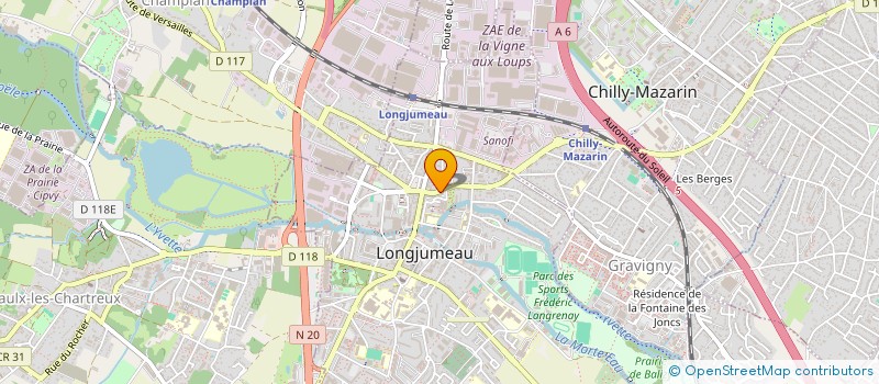 localisation de l'entreprise SALIB à LONGJUMEAU