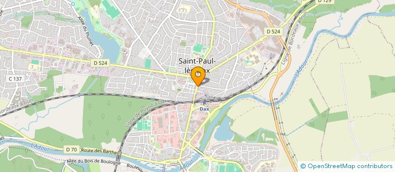 localisation de l'entreprise SALIB à SAINT-PAUL-LES-DAX