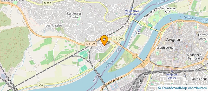 localisation de l'entreprise SALIBE  LES ANGLES