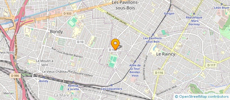 localisation de l'entreprise SALIBEN'S à LES PAVILLONS-SOUS-BOIS