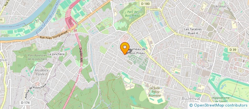localisation de l'entreprise SALICA à RUEIL-MALMAISON