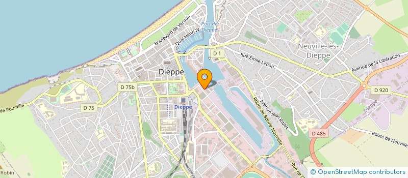 localisation de l'entreprise SALICOQUE MAREE à DIEPPE