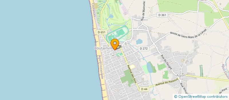 localisation de l'entreprise SALICORNE  LA HAGUE