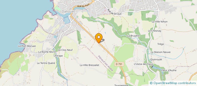 localisation de l'entreprise SALICORNE  PLENEUF-VAL-ANDRE