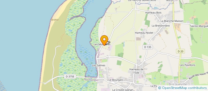 localisation de l'entreprise SALICORNE VALLEY  BRICQUEVILLE-SUR-MER