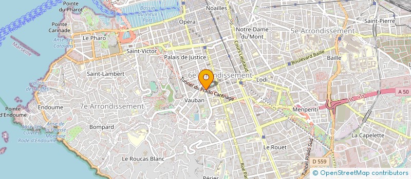 localisation de l'entreprise SALIDACQUA à MARSEILLE