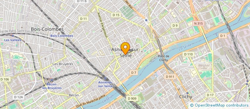 localisation de l'entreprise SALIDO COMMUNICATION à ASNIERES-SUR-SEINE
