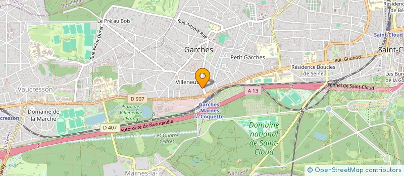 localisation de l'entreprise SALIE PRODUCTION à GARCHES