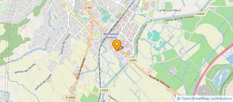 localisation de l'entreprise SALIEN INVEST  MANOSQUE