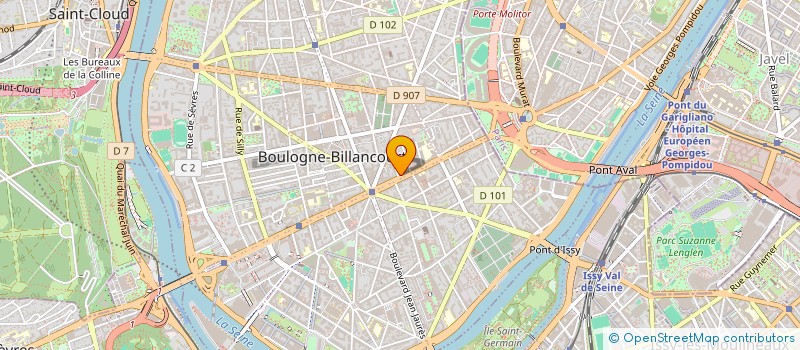 localisation de l'entreprise SALIER à BOULOGNE-BILLANCOURT
