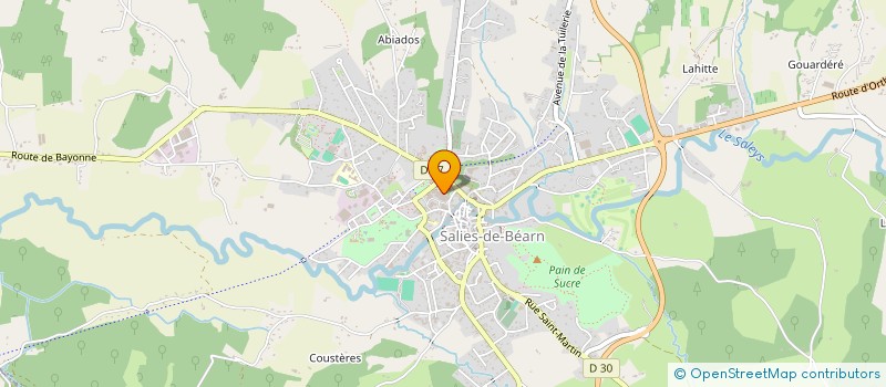 localisation de l'entreprise SALIES AQUA SERVICES à SALIES-DE-BEARN