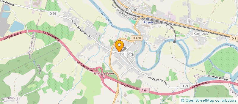 localisation de l'entreprise SALIES CARP' 64  SALIES-DE-BEARN