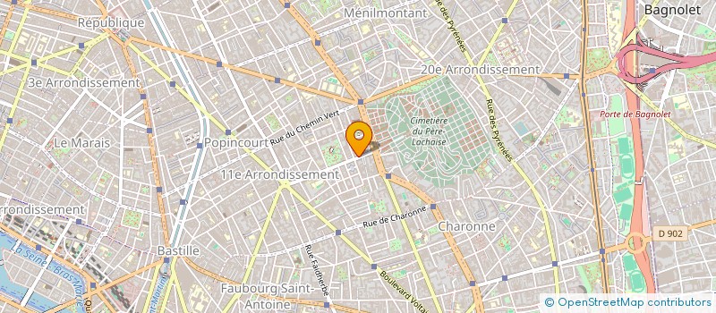 localisation de l'entreprise SALIF  PARIS