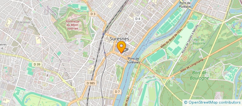 localisation de l'entreprise SALIF GUEYE SAS à SURESNES