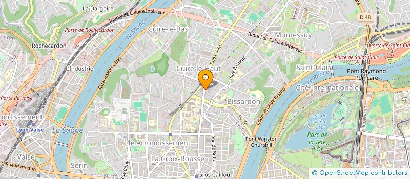 localisation de l'entreprise SALIGNAT SAS à CALUIRE-ET-CUIRE