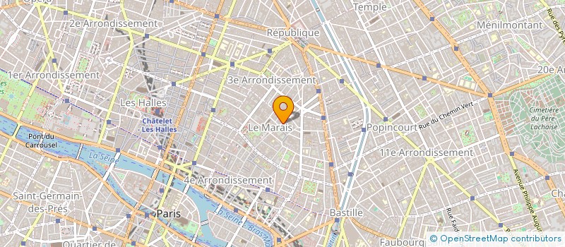 localisation de l'entreprise SALIH DESIGN à PARIS