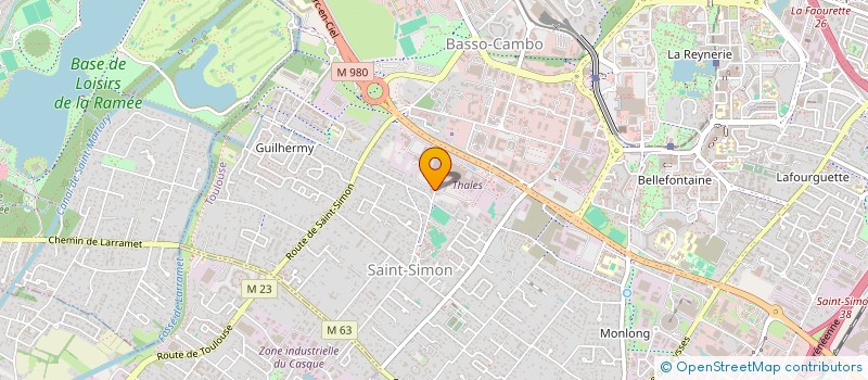 localisation de l'entreprise SALIHA GESTION à TOULOUSE