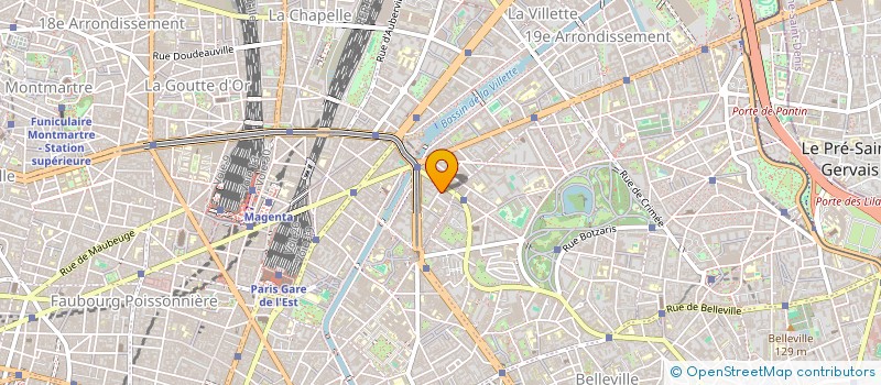 localisation de l'entreprise SALIM COIFF  PARIS