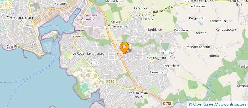 localisation de l'entreprise SALIMMOZZA à CONCARNEAU