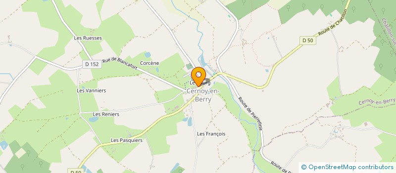 localisation de l'entreprise SALIN  CERNOY-EN-BERRY
