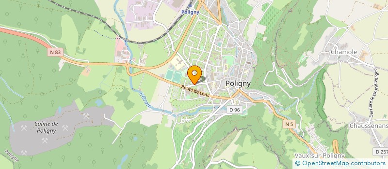 localisation de l'entreprise SALIN PERE ET FILS à POLIGNY