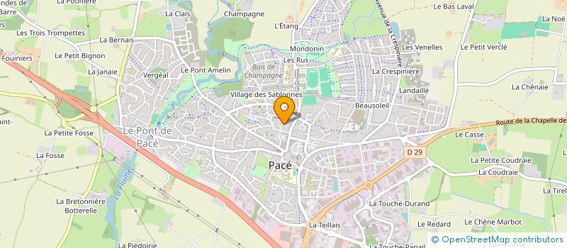localisation de l'entreprise SALINA  PACE