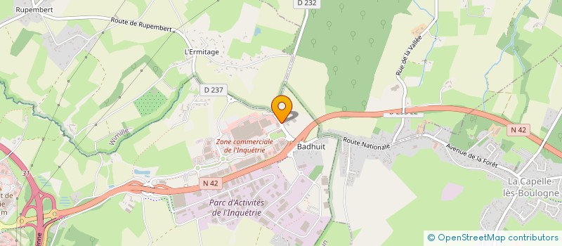 localisation de l'entreprise SALINA à SAINT-MARTIN-BOULOGNE