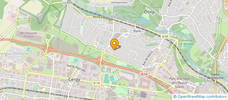 localisation de l'entreprise SALINA  OSNY