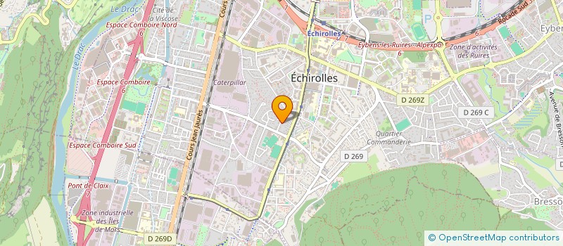 localisation de l'entreprise SALINAS  ECHIROLLES
