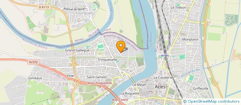 localisation de l'entreprise SALINAS INVESTISSEMENTS  ARLES