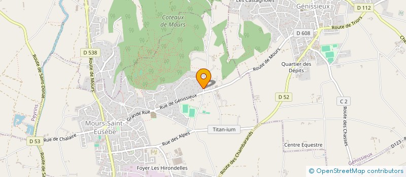 localisation de l'entreprise SALINGUE CARRELAGE  MOURS-SAINT-EUSEBE