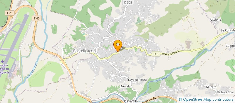 localisation de l'entreprise SALINI - - LASCOMBES à BASTELICACCIA
