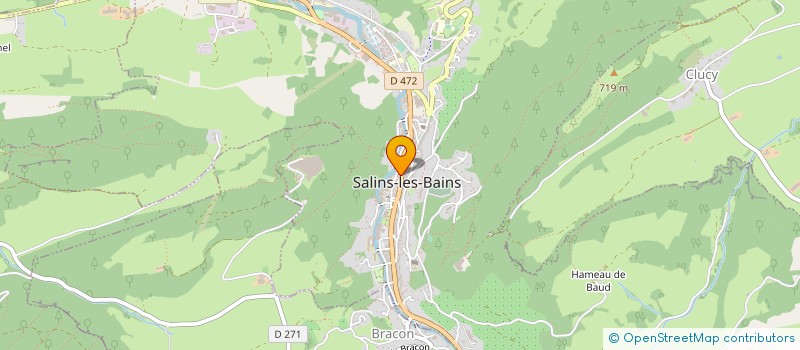 localisation de l'entreprise SALINOT  SALINS-LES-BAINS
