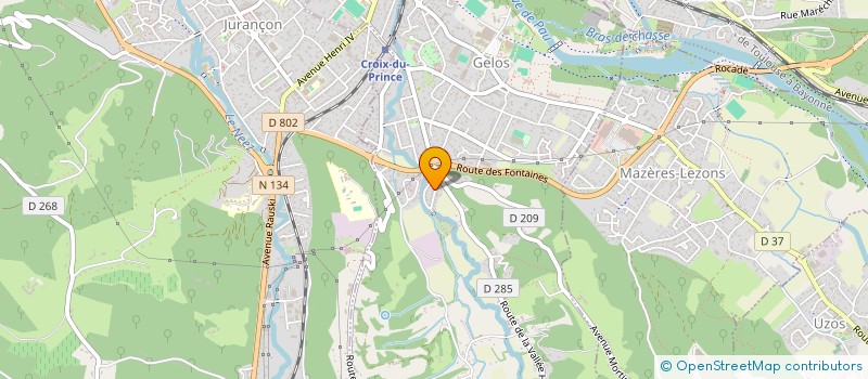 localisation de l'entreprise SALIOU  GELOS