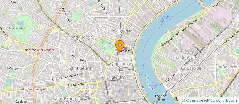 localisation de l'entreprise SALIOUT  BORDEAUX