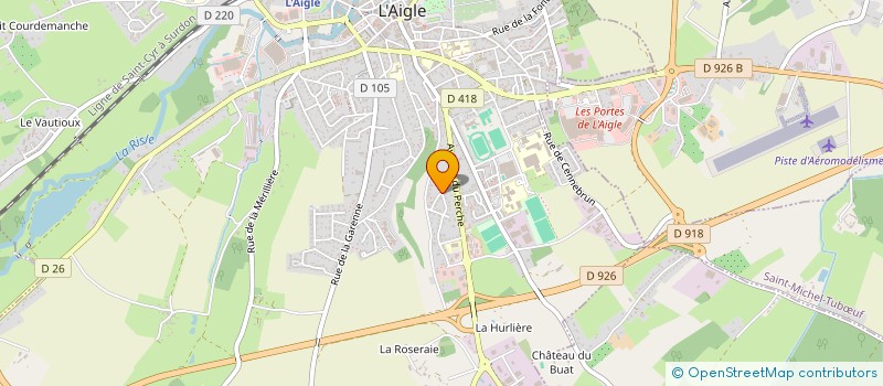 localisation de l'entreprise SALIPLOMBERIE à L'AIGLE