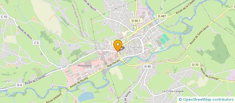 localisation de l'entreprise SALIQUES - DARIEN  CHARLIEU