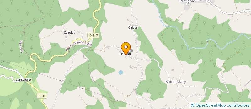 localisation de l'entreprise SALIS à ROANNES-SAINT-MARY