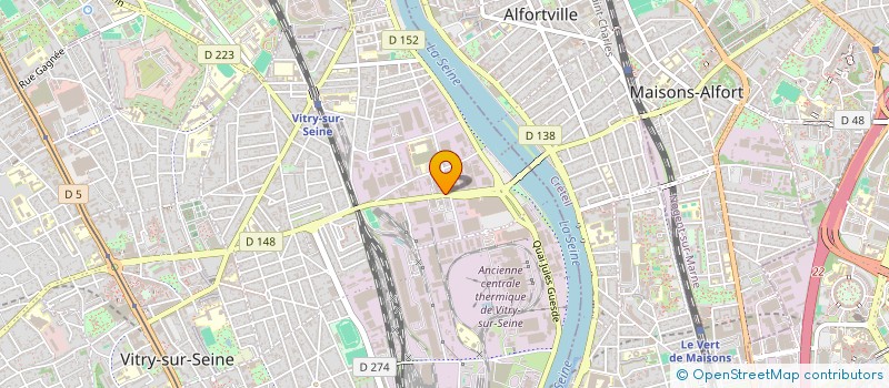 localisation de l'entreprise SALIS à VITRY SUR SEINE