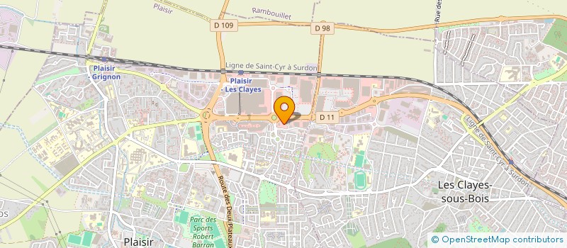 localisation de l'entreprise SALIS  PLAISIR