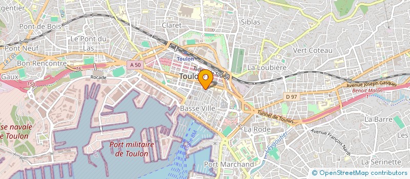 localisation de l'entreprise SALIS CAROLINE STEPHANE FREDERIC  TOULON