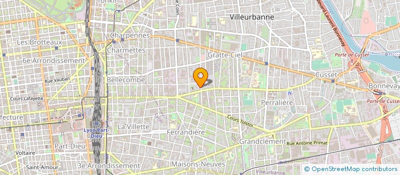 localisation de l'entreprise SALIS PARTICIPATIONS  VILLEURBANNE