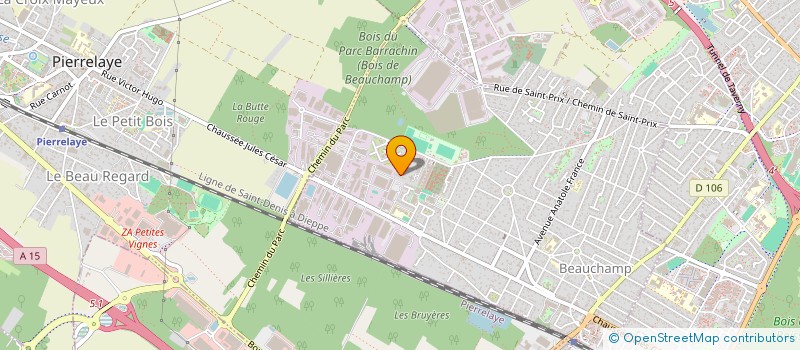 localisation de l'entreprise SALIX  BEAUCHAMP