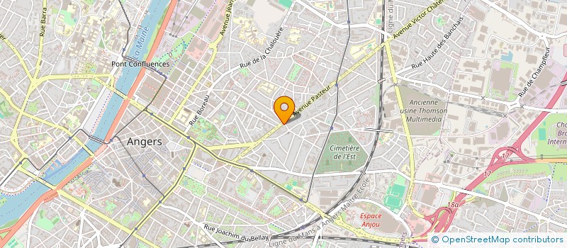 localisation de l'entreprise SALL à ANGERS