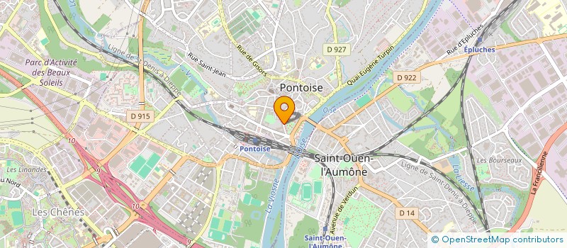 localisation de l'entreprise SALL ALIOUNE SECURITE EURL à PONTOISE